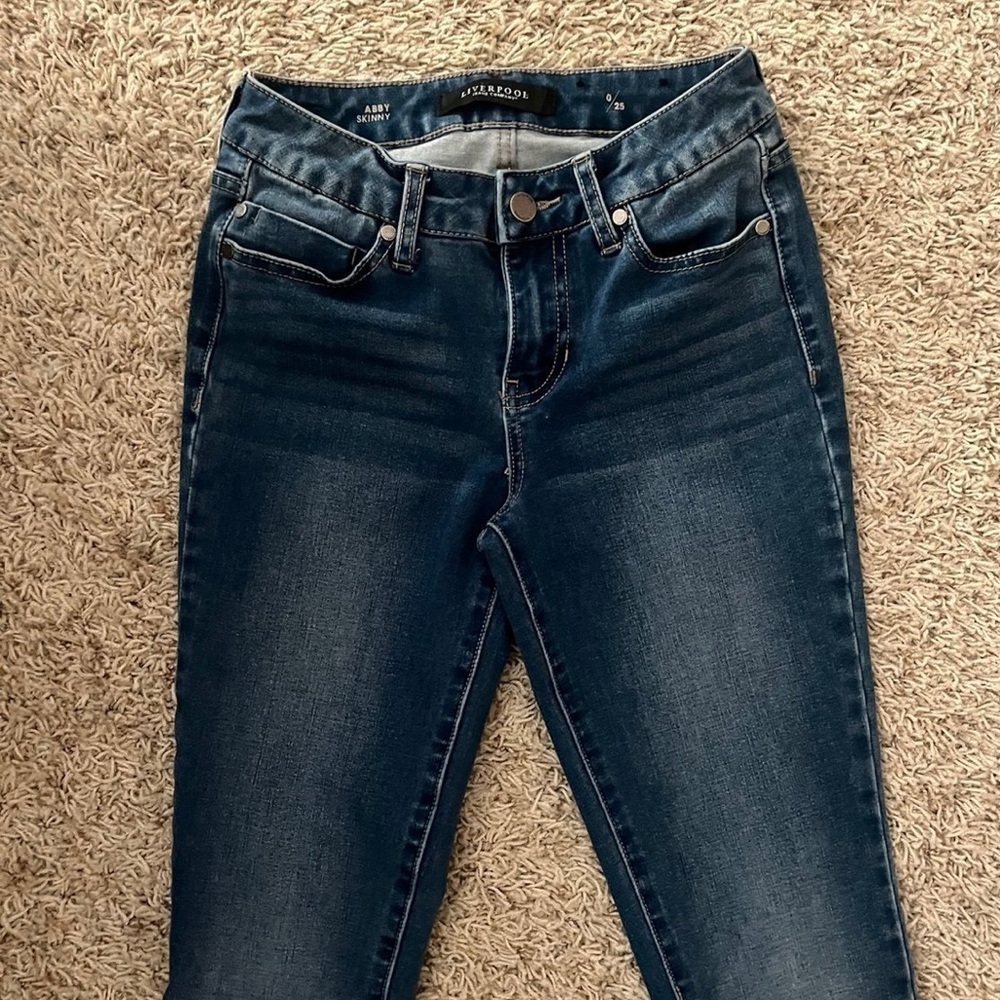 LIVERPOOL Skinny Jeans WOMEN SIZE 0 Like New - Picture 3 of 6